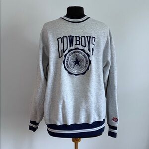 Vintage Dallas Cowboys ringer Sweatshirt large medium small NFL